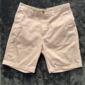 Ralph‎ Lauren Chaps Shorts Pink Chino 100% Cotton Stretch Golf Golfing Mens 32